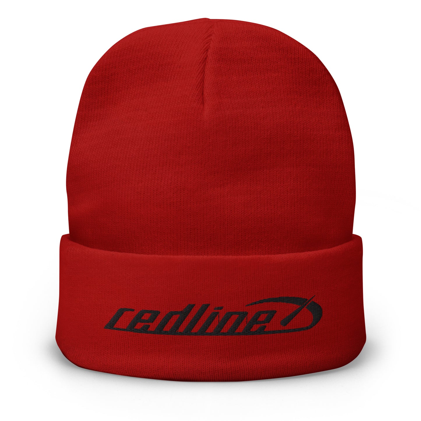 redline - embroidered beanie