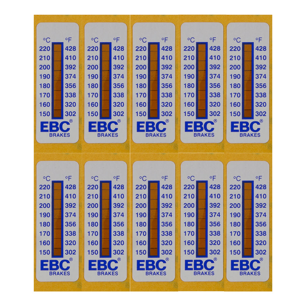 EBC 8 level caliper temperature strips