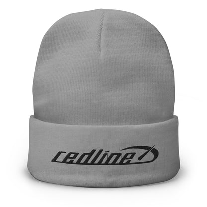 redline - embroidered beanie