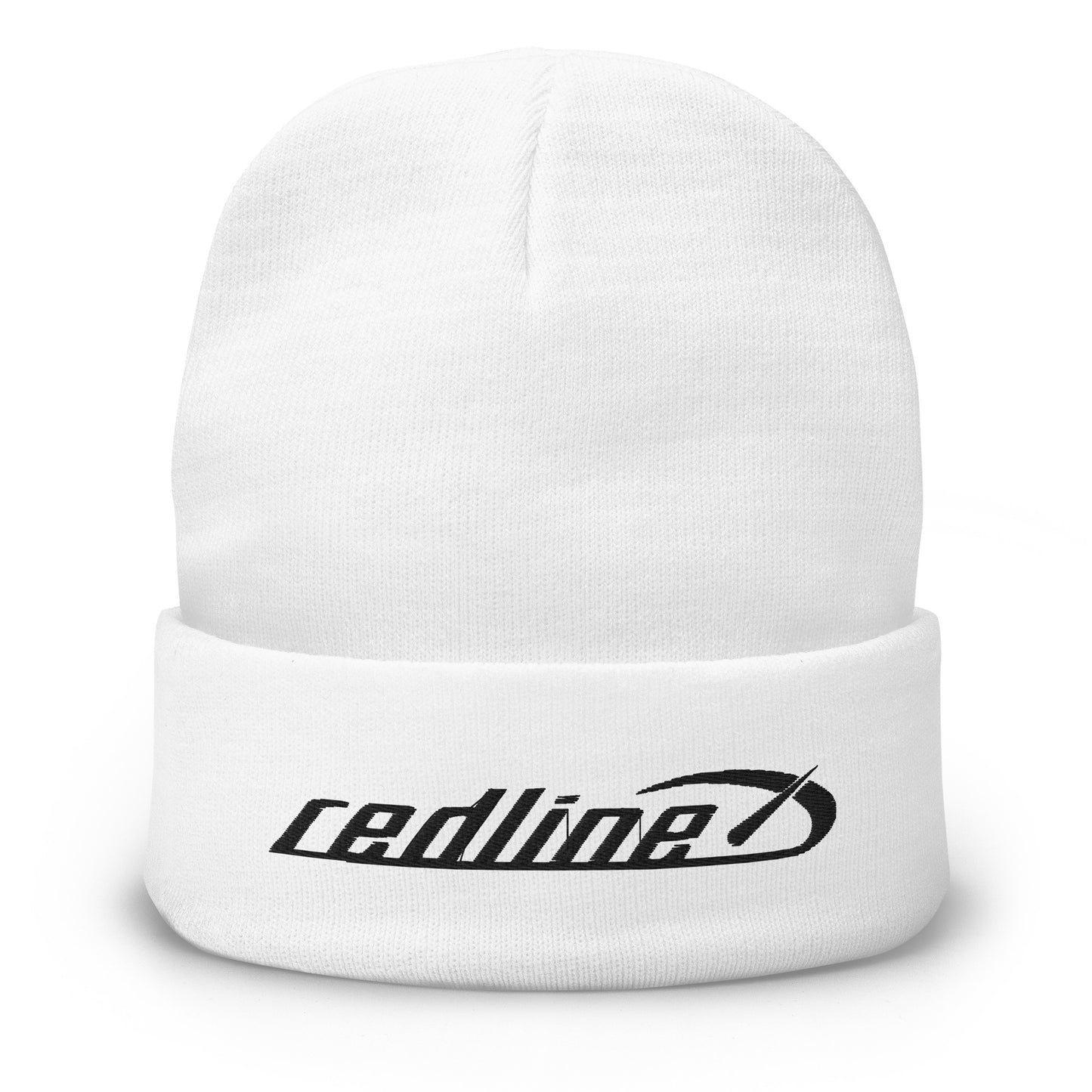 redline - embroidered beanie